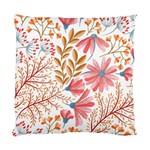 Red Flower Seamless Floral Flora Standard Cushion Case (Two Sides)