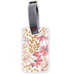 Red Flower Seamless Floral Flora Luggage Tag (two sides)