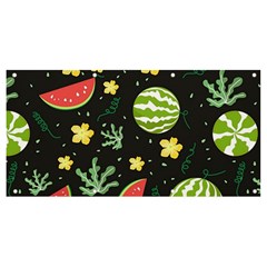 Watermelon Doodle Pattern Banner And Sign 8  X 4  by Cemarart