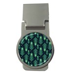 Peacock Pattern Money Clips (Round) 