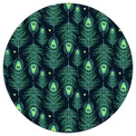 Peacock Pattern Round Trivet