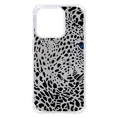 Leopard In Art, Animal, Graphic, Illusion Iphone 14 Pro Tpu Uv Print Case by nateshop