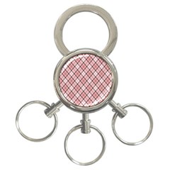 Pink Burberry, Abstract 3-ring Key Chain by nateshop