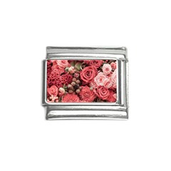 Pink Roses, Flowers, Love, Nature Italian Charm (9mm) by nateshop