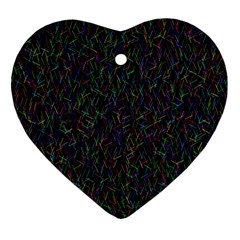 Amoled Noise, Heart Ornament (two Sides) by nateshop