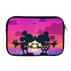 Mickey And Minnie, Mouse, Disney, Cartoon, Love Apple Macbook Pro 17  Zipper Case by nateshop