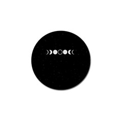 Moon Phases, Eclipse, Black Golf Ball Marker (10 Pack) by nateshop