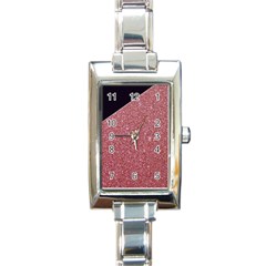 Abstract, Edge Style, Pink, Purple, Rectangle Italian Charm Watch by nateshop