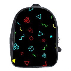 Black, Dark, Galaxy School Bag (large) by nateshop