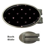Heart, Background Money Clips (Oval) 