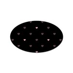 Heart, Background Sticker Oval (10 pack)