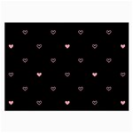 Heart, Background Large Glasses Cloth