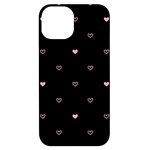 Heart, Background iPhone 14 Black UV Print Case