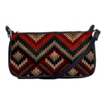 Fabric Abstract Pattern Fabric Textures, Geometric Shoulder Clutch Bag