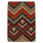 Fabric Abstract Pattern Fabric Textures, Geometric Removable Flap Cover (S)