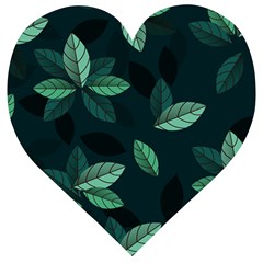Foliage Wooden Puzzle Heart by HermanTelo