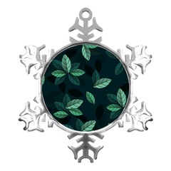 Foliage Metal Small Snowflake Ornament