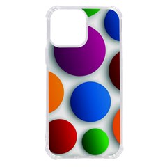 Abstract Dots Colorful Iphone 13 Pro Max Tpu Uv Print Case by nateshop