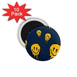 Aesthetic, Blue, Mr, Patterns, Yellow, Tumblr, Hello, Dark 1.75  Magnets (10 pack) 