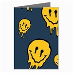 Aesthetic, Blue, Mr, Patterns, Yellow, Tumblr, Hello, Dark Greeting Card