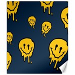 Aesthetic, Blue, Mr, Patterns, Yellow, Tumblr, Hello, Dark Canvas 8  x 10 