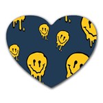 Aesthetic, Blue, Mr, Patterns, Yellow, Tumblr, Hello, Dark Heart Mousepad