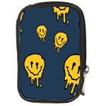 Aesthetic, Blue, Mr, Patterns, Yellow, Tumblr, Hello, Dark Compact Camera Leather Case