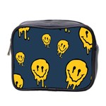 Aesthetic, Blue, Mr, Patterns, Yellow, Tumblr, Hello, Dark Mini Toiletries Bag (Two Sides)