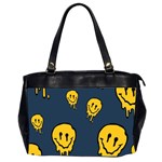 Aesthetic, Blue, Mr, Patterns, Yellow, Tumblr, Hello, Dark Oversize Office Handbag (2 Sides)