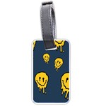 Aesthetic, Blue, Mr, Patterns, Yellow, Tumblr, Hello, Dark Luggage Tag (one side)