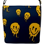 Aesthetic, Blue, Mr, Patterns, Yellow, Tumblr, Hello, Dark Flap Closure Messenger Bag (S)