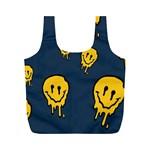 Aesthetic, Blue, Mr, Patterns, Yellow, Tumblr, Hello, Dark Full Print Recycle Bag (M)
