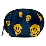 Aesthetic, Blue, Mr, Patterns, Yellow, Tumblr, Hello, Dark Accessory Pouch (Medium) Front