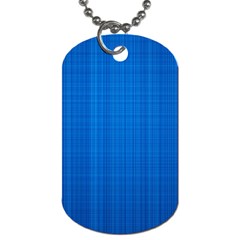 Blue Abstract, Background Pattern, Texture Dog Tag (one Side) by nateshop