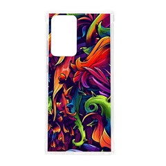 Colorful Floral Patterns, Abstract Floral Background Samsung Galaxy Note 20 Ultra Tpu Uv Case by nateshop