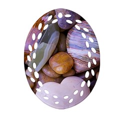 Hearts Of Stone, Full Love, Rock Ornament (oval Filigree) by nateshop