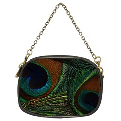 Peacock Feathers, Feathers, Peacock Nice Chain Purse (two Sides) by nateshop