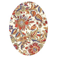 Retro Paisley Patterns, Floral Patterns, Background Uv Print Acrylic Ornament Oval by nateshop