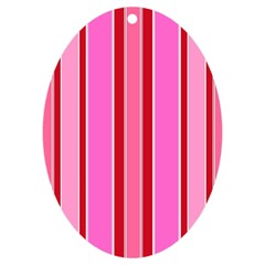 Stripes-4 Uv Print Acrylic Ornament Oval by nateshop