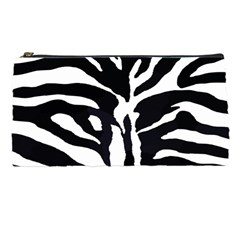 Zebra-black White Pencil Case by nateshop
