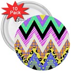 Zigzag-1 3  Buttons (10 pack) 