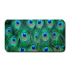 Feather, Bird, Pattern, Peacock, Texture Medium Bar Mat by nateshop
