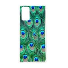 Feather, Bird, Pattern, Peacock, Texture Samsung Galaxy Note 20 Tpu Uv Case by nateshop