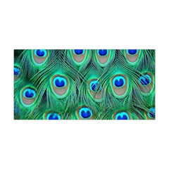 Peacock Feathers, Bonito, Bird, Blue, Colorful, Feathers Yoga Headband by nateshop