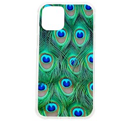 Peacock Feathers, Bonito, Bird, Blue, Colorful, Feathers Iphone 12 Pro Max Tpu Uv Print Case by nateshop