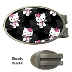 Hello Kitty, Pattern, Supreme Money Clips (oval)  by nateshop