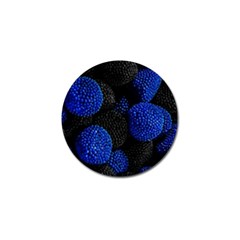 Berry, One,berry Blue Black Golf Ball Marker by nateshop