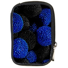 Berry, One,berry Blue Black Compact Camera Leather Case by nateshop