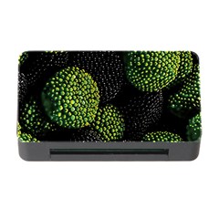 Berry,note, Green, Raspberries Memory Card Reader With Cf by nateshop