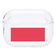 Pink, Color, Background, Monochromic, Minimalism Hard Pc Airpods Pro Case by nateshop